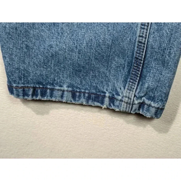 90s Wrangler Originals Carpenter 33x34 Jeans Faded Hammer Loop Workwear - Picture 7 of 14
